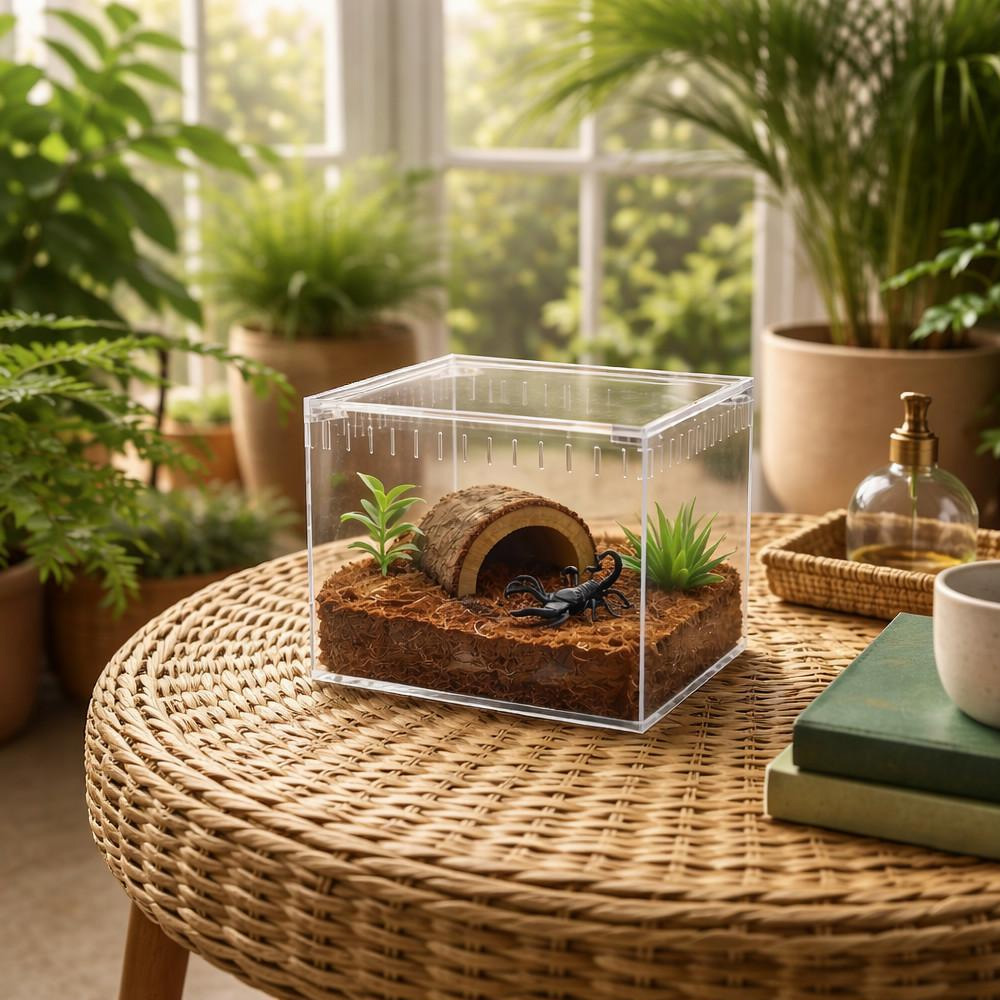 Happet Terrarium Akrylowe dla Pająka 13x11x12cm
